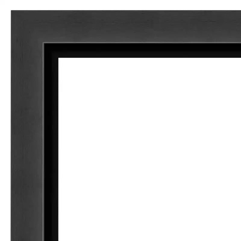 31"x31" Badezimmer-Wandspiegel ohne Facettenschliff: modernes quadratisches Design mit Polystyrolrahmen