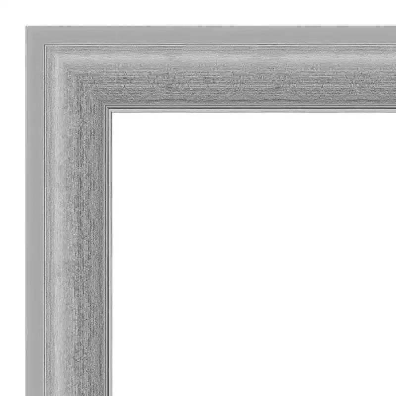 23"x29" schmaler Badezimmerspiegel ohne Facettenschliff: inklusive Montagematerial