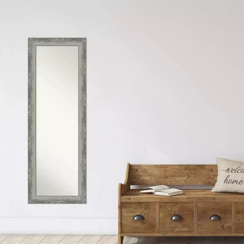 19" x 53" schmaler Ganzkörperspiegel ohne Facettenschliff für die Tür