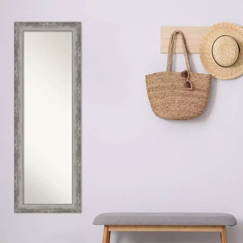 19" x 53" schmaler Ganzkörperspiegel ohne Facettenschliff für die Tür