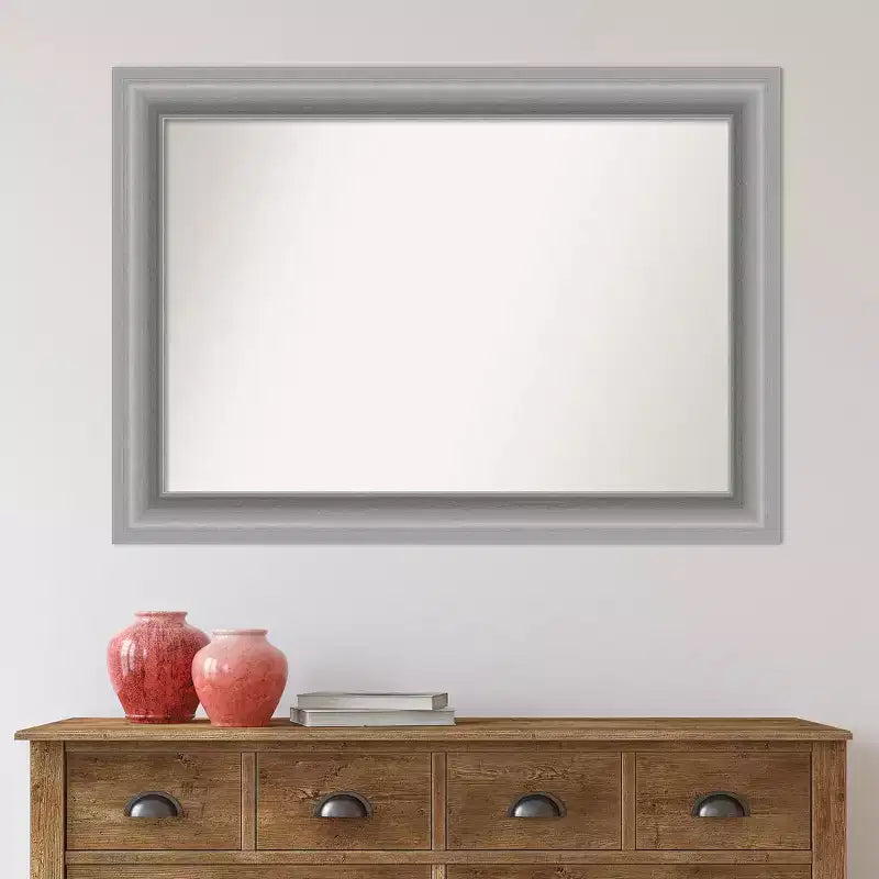 Miroir mural sans biseau, 42" x 30" : matériel de montage inclus