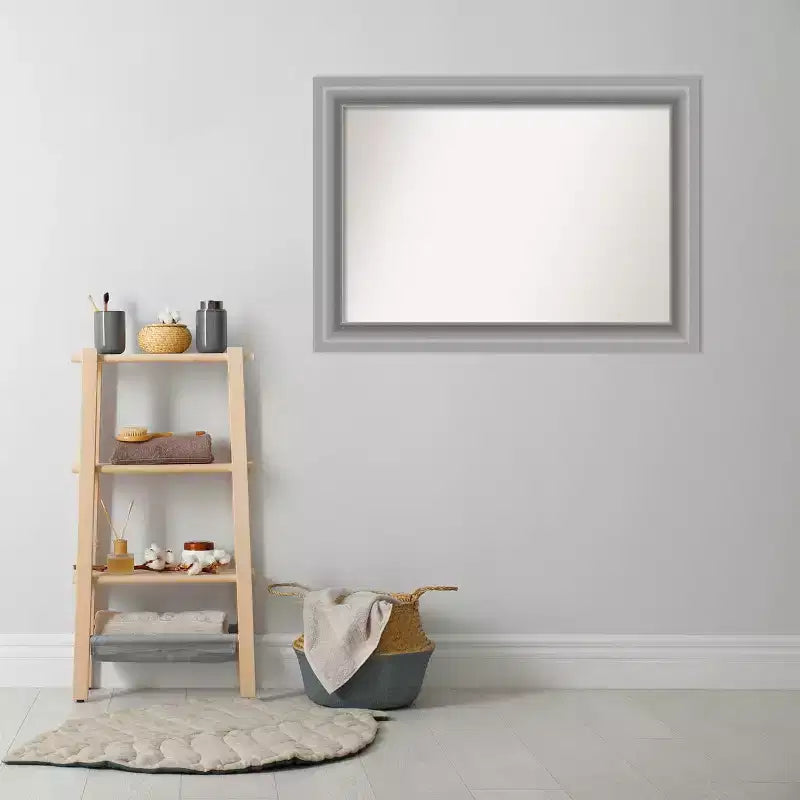 Miroir mural sans biseau, 42" x 30" : matériel de montage inclus
