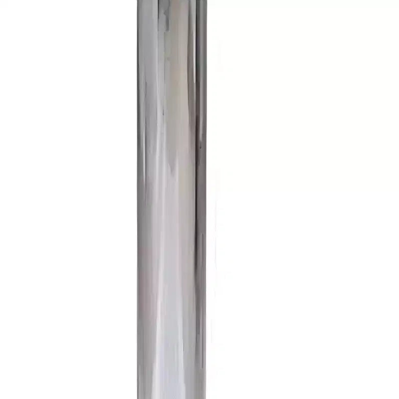 24-Zoll-Bartisch aus Holz und Eisen, abgerundet, Weiß und Silber