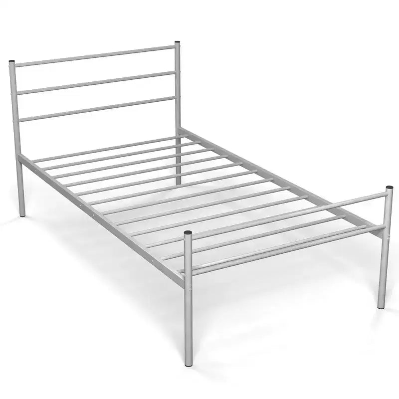 Metallbettgestell für Einzelbett, Matratzenunterbau, kein Boxspring erforderlich