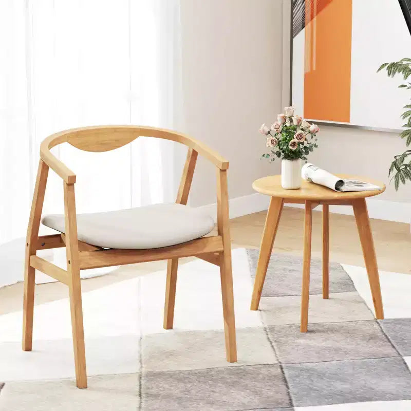 Silla decorativa de bambú, sillón moderno de bambú, silla tapizada para el salón