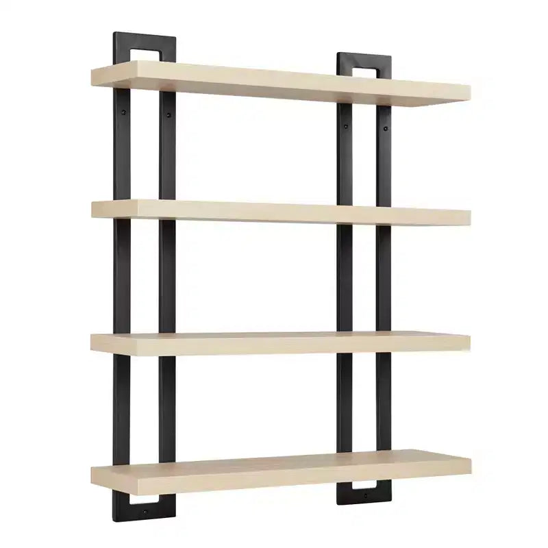 36 x 28.4 4-stufiges schwebendes Wandregal mit Halterungen
