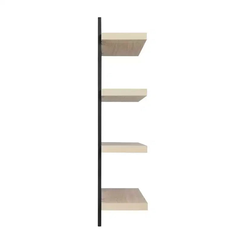 36 x 28.4 4-stufiges schwebendes Wandregal mit Halterungen