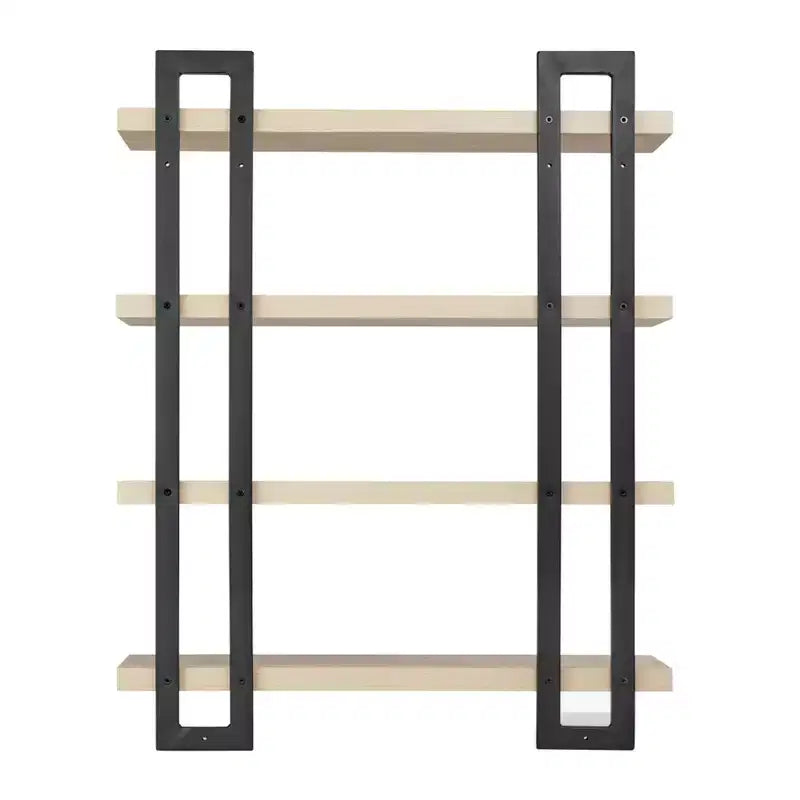 36 x 28.4 4-stufiges schwebendes Wandregal mit Halterungen