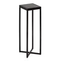 Mesa auxiliar cuadrada de metal
