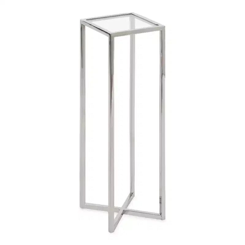 Quadratischer Beistelltisch aus Metall